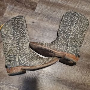 Gray Frye cowboy boots
